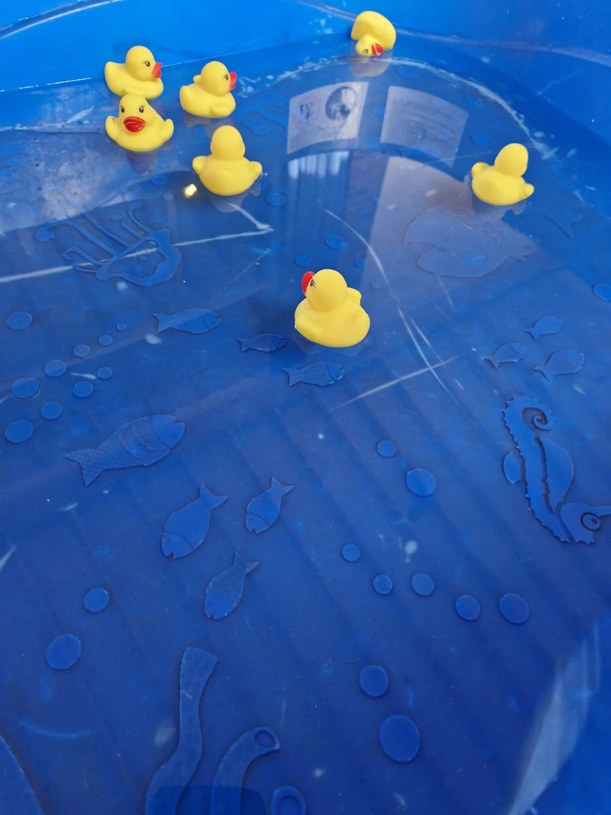 At The Farm messy play tray with themed sensory materials